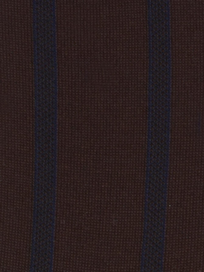 CALZINI LUNGHI A RIGHE STRIPE MARRONE | Acquista Online Andrea Mariani Firenze